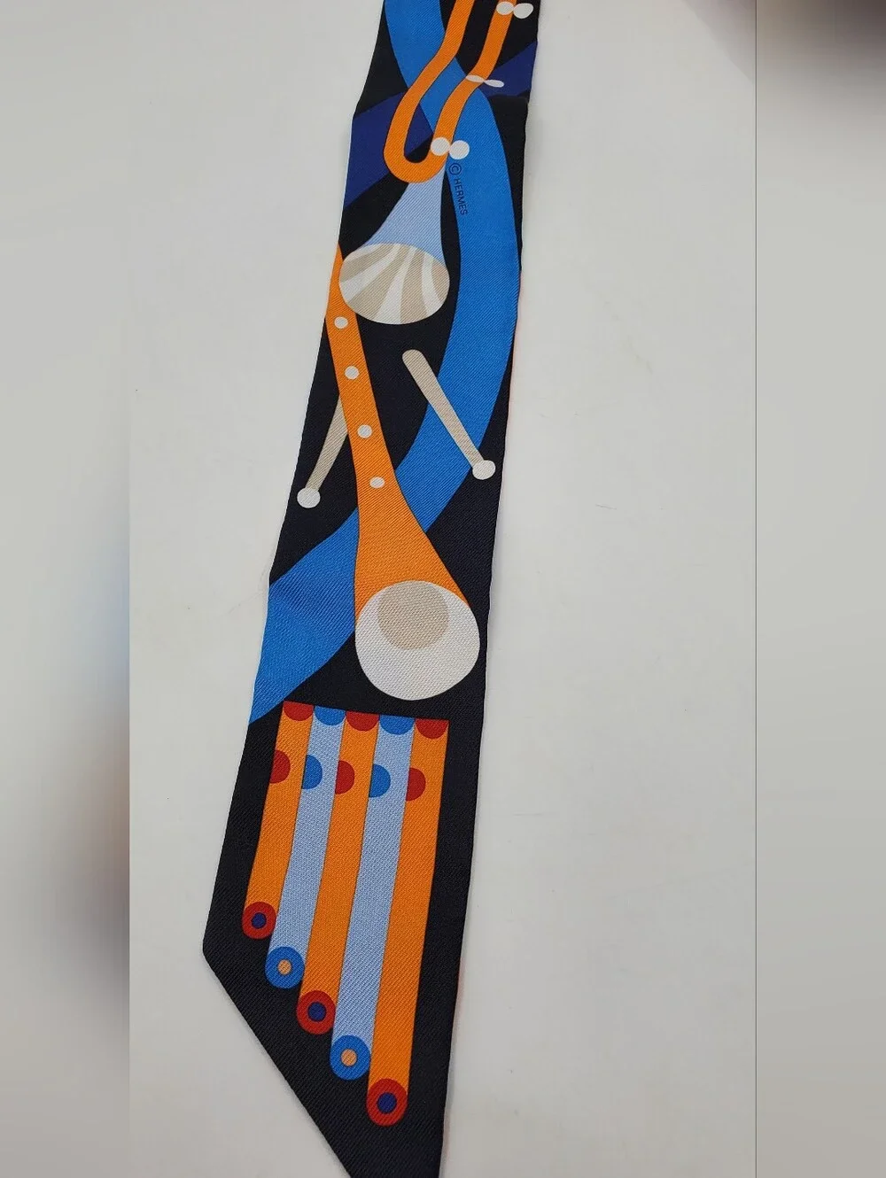 Hermes Parade En Fanfare Twilly Scarf - Picture 11 of 13